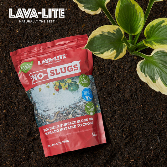 LAVA‑LITE NO‑SLUGS  Natural Slug & Snail Deterrent (The Other Red One)