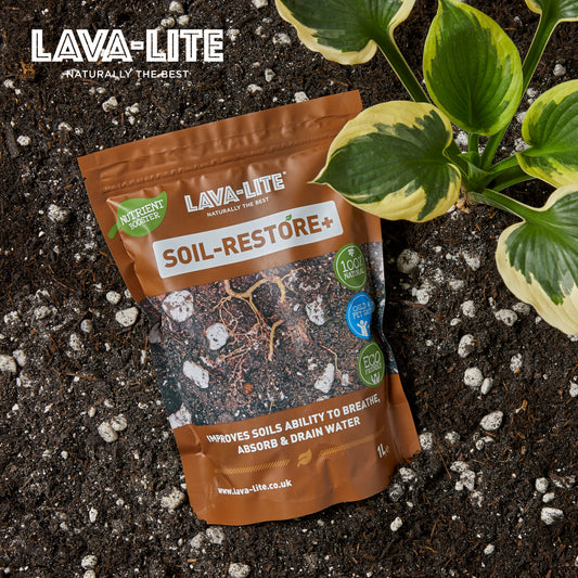 LAVA‑LITE SOIL‑RESTORE+  Natural Volcanic Soil Conditioner (The Brown One)